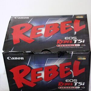 Canon EOS Rebel T5i 18-55 Kit Empty Box Only, No Camera, No Lens, No Accessories